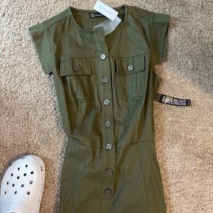 Army Green Jumpsuit